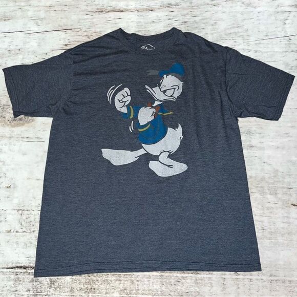 Disney Other - Disney Donald Duck Gray Short Sleeve Tee
